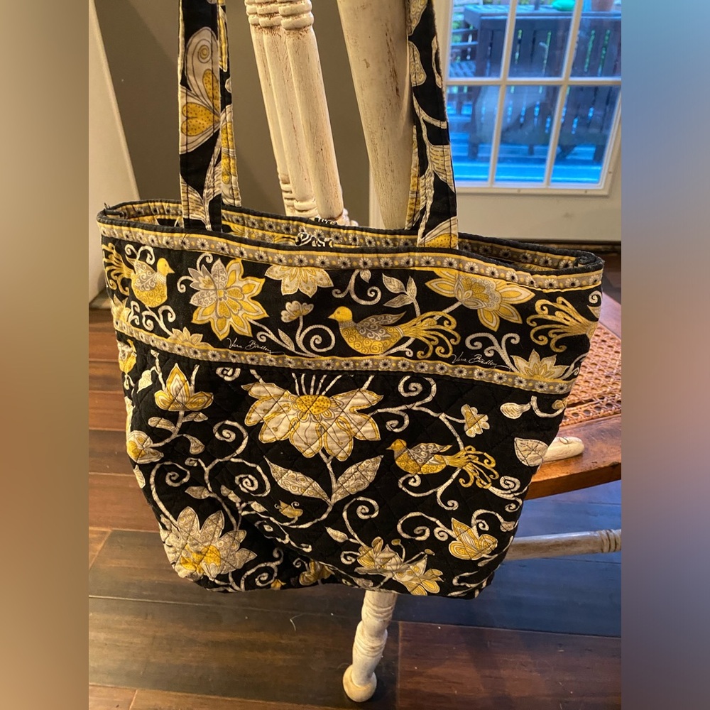 Vera Bradley Yellow Bird Tote Bag